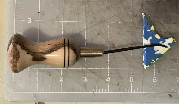 Dick Anderson Square Awl in XL Haft with Big Butt