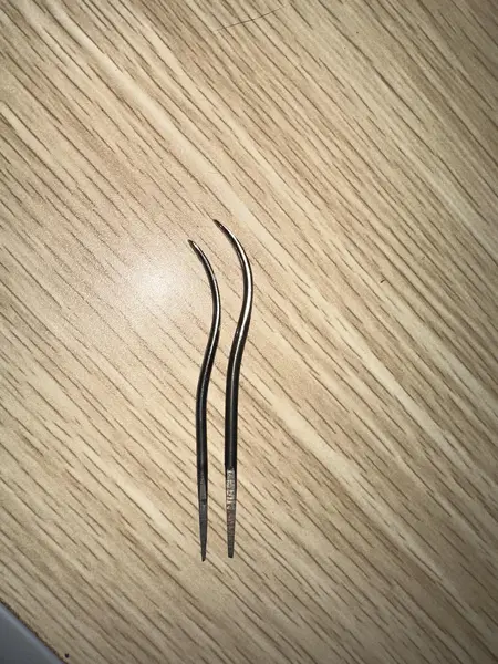 Tom Carbone 3⅜″ and 3⅛″ Inseaming Awl Blades Side by Side